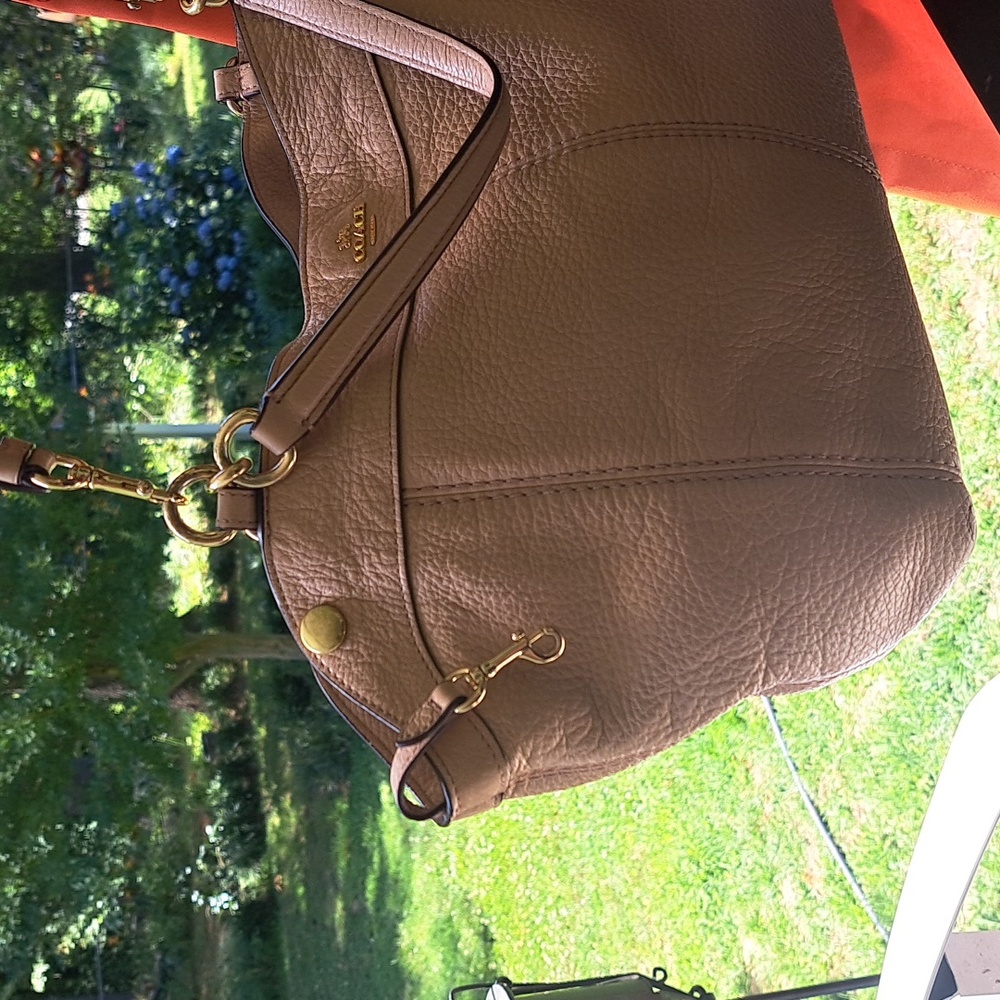 Coach Kelsey BLUSH PINK Soft Leather Satchel, Shoulder or Crossbody GUC - Picture 6 of 10